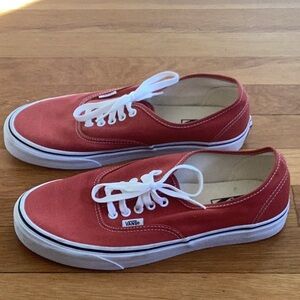 Mens original Vans - Dark Orange - Size 9.5